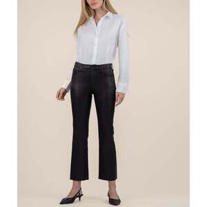 NWT Kut from the Kloth Kelsey Coated High Rise Ankle Flare Size 66 / Black